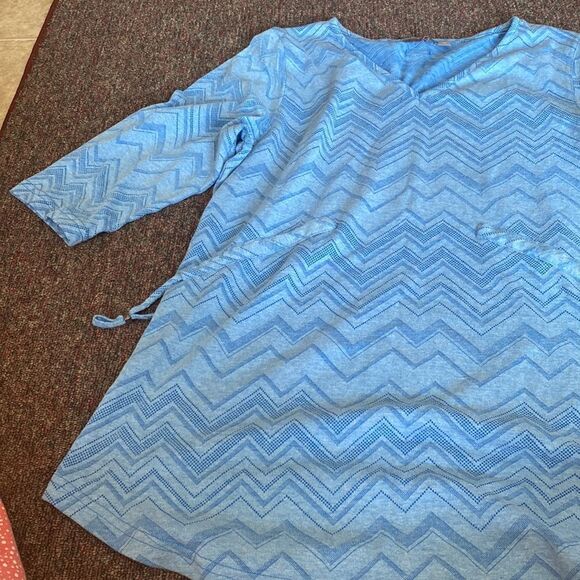 Merrell large blue blouse - Picture 3 of 7